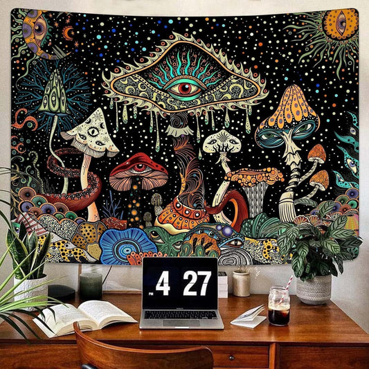 Mushroom Forest Wall Tapestry