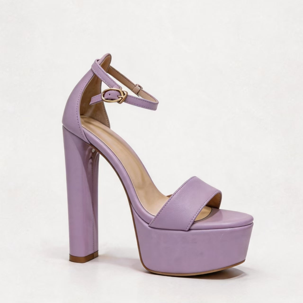Handmade 5”-6” Matte Platform Sandals for Women