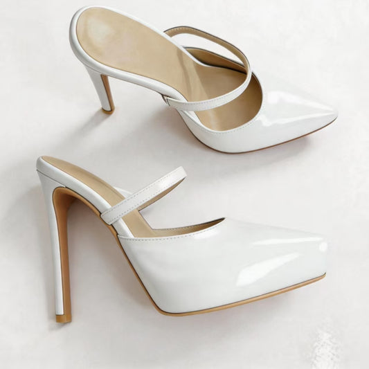 Handmade 5”-6” Platform Mule Heels for Women