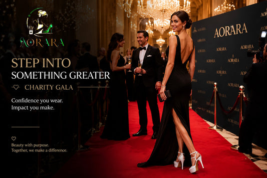 ✨ Jessica M.’s AORARA Red Carpet Experience: A Night of Elegance, Confidence & Handmade Luxury High Heels