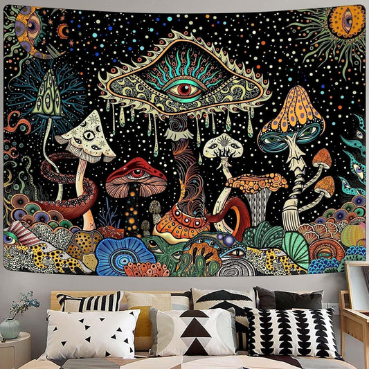 Mushroom Forest Wall Tapestry