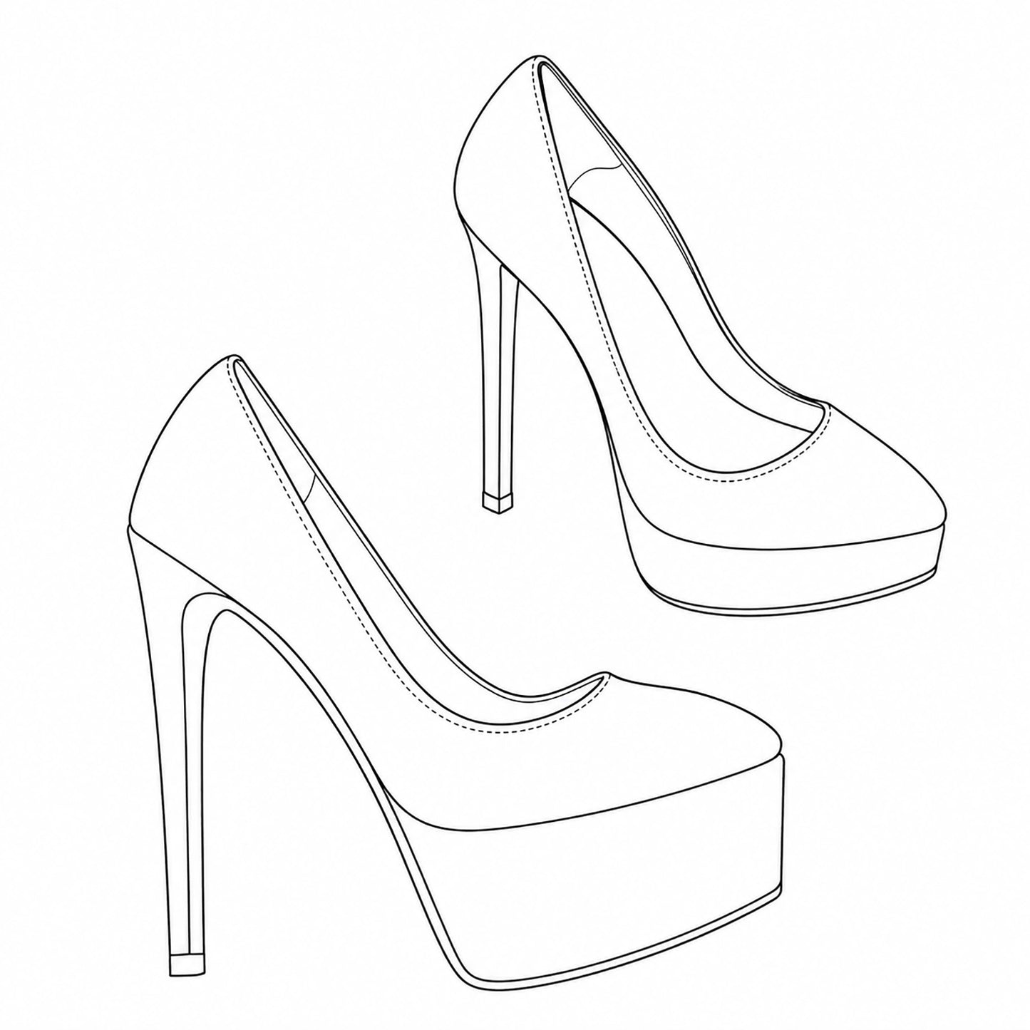 Handmade 5“-6” Suede Ultra High Heels – Custom Colors Available