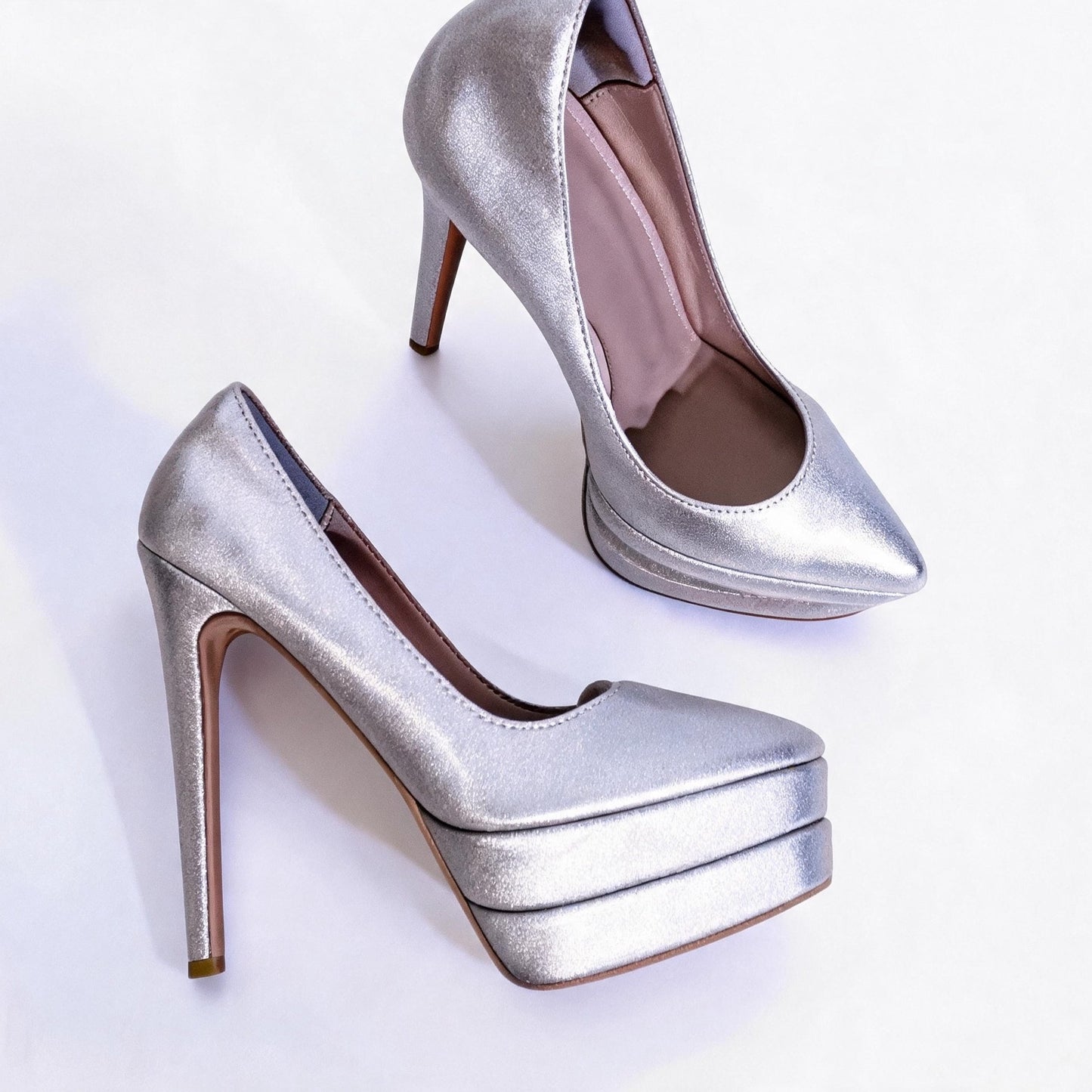 Handmade 5”-6” Platform Pumps for Women