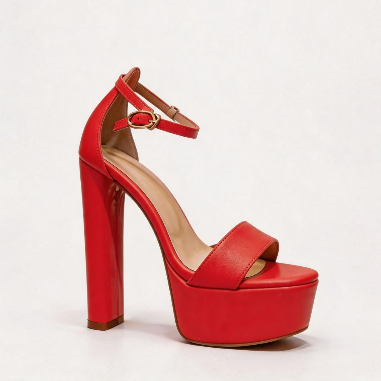 Handmade 5”-6” Matte Platform Sandals for Women