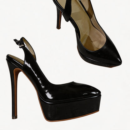 Handmade 5”-6” Ankle Strap Slingback Heels for Women