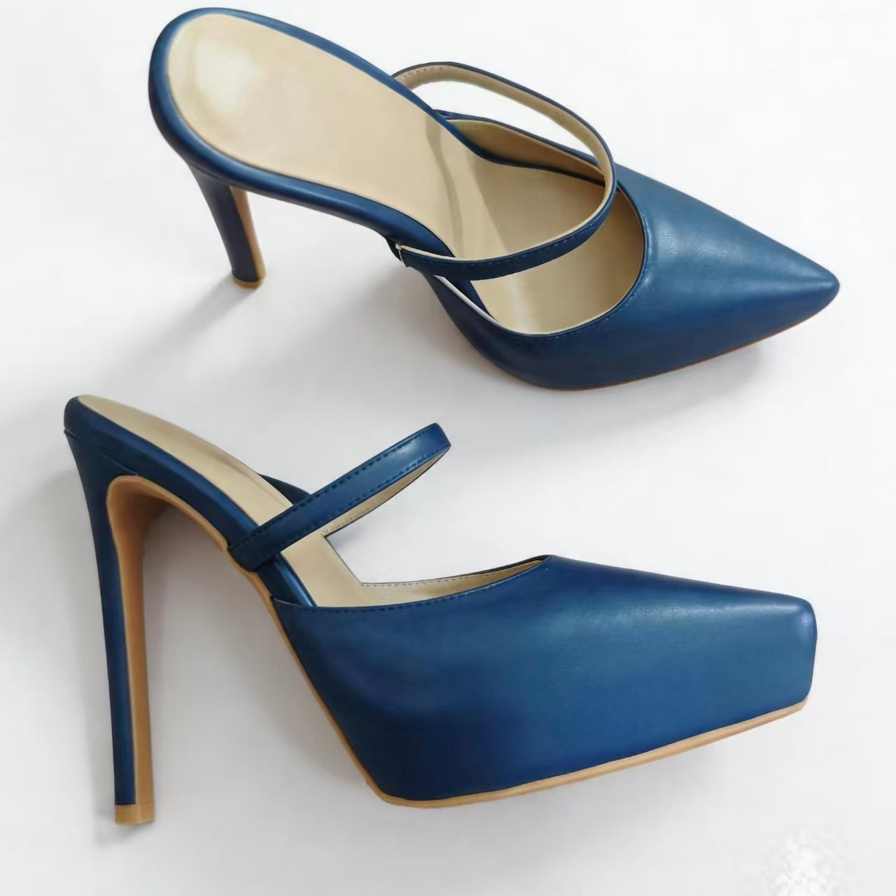 Handmade 5”-6” Platform Mule Heels for Women