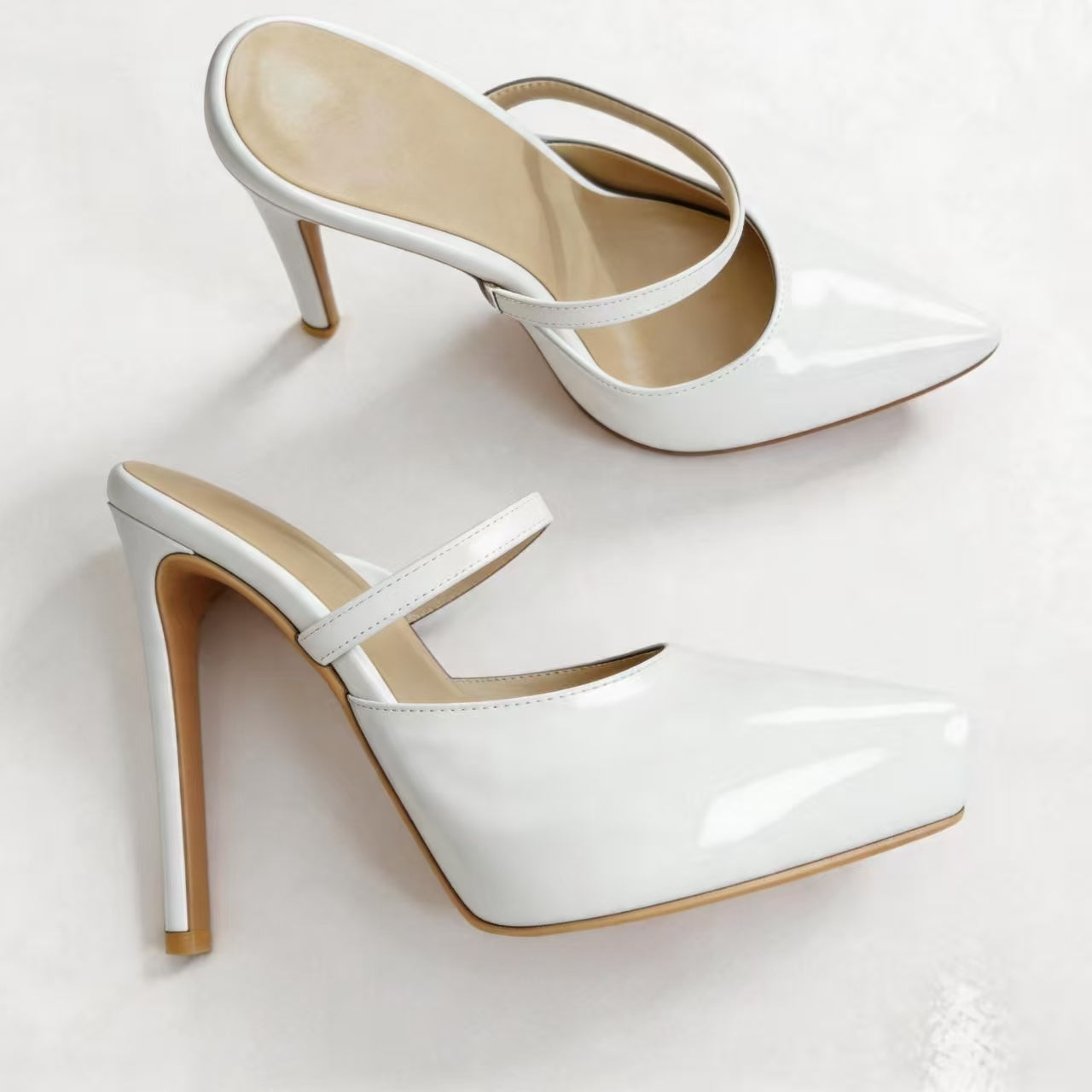 Handmade 5”-6” Platform Mule Heels for Women