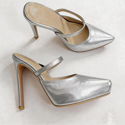 Handmade 5”-6” Platform Mule Heels for Women