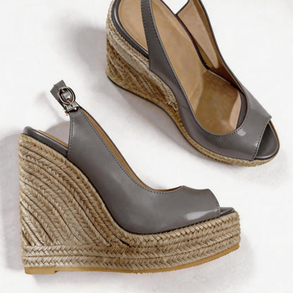 Handmade 5”-6” Woven Wedge Heels for Women