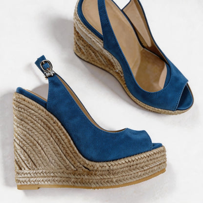 Handmade 5”-6” Woven Wedge Heels for Women