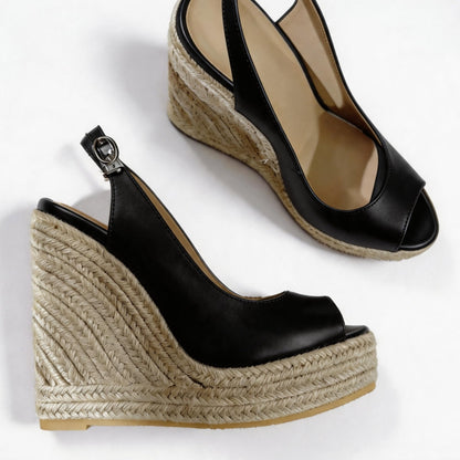 Handmade 5”-6” Woven Wedge Heels for Women