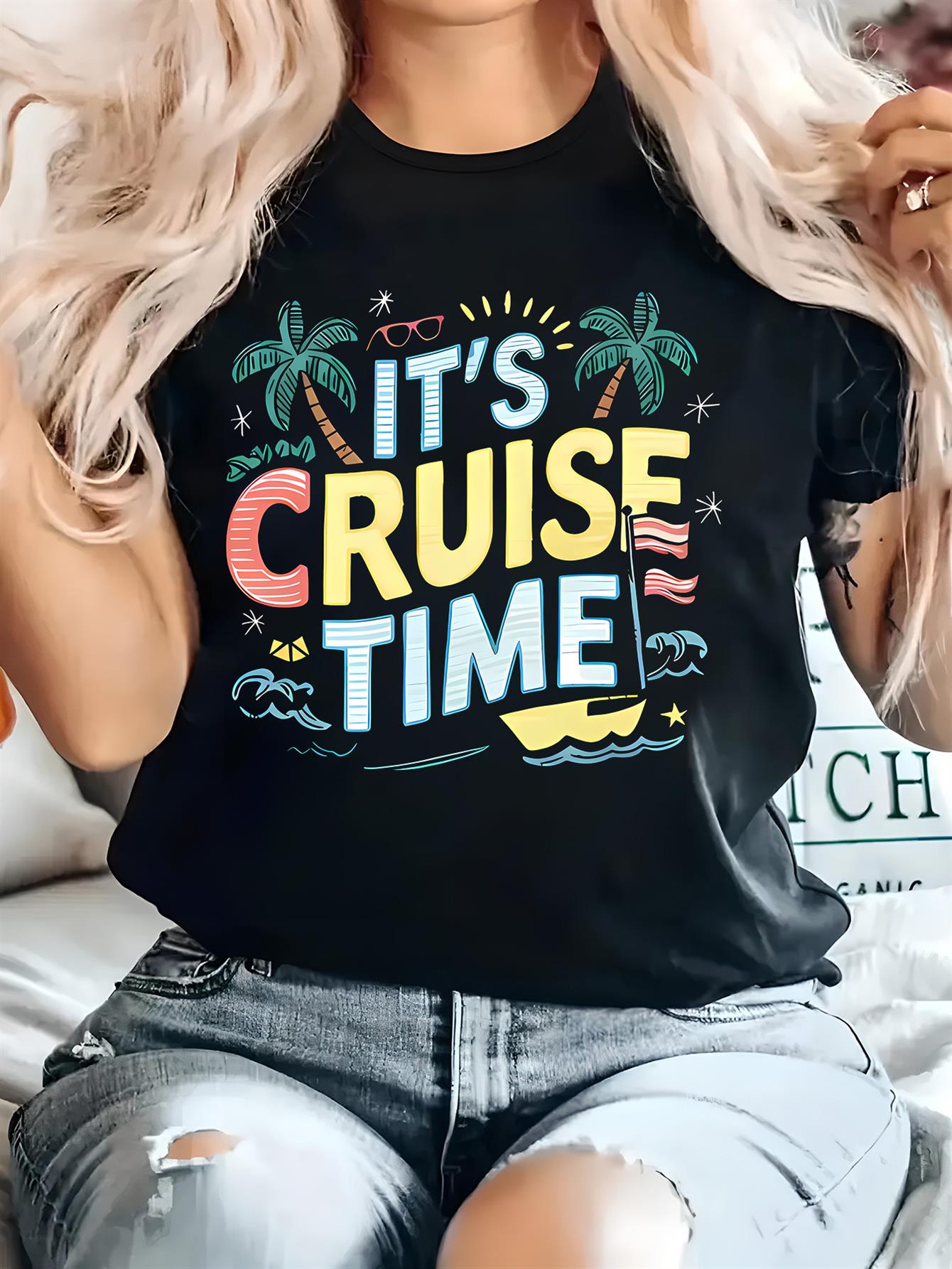 Women’s “It’s Time to Set Sail” Graphic Tee
